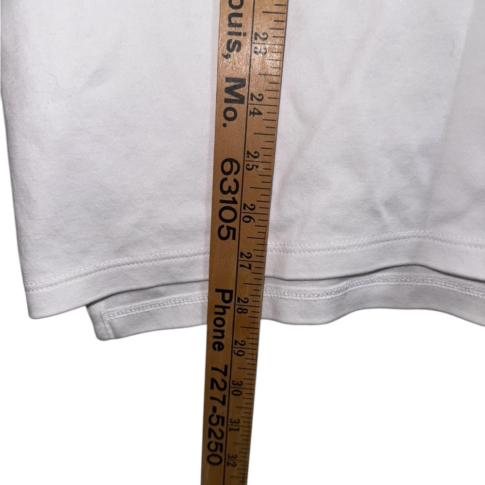 Lands’ End Pima Cotton White Polo Shirt Women’s Plus 3X Scottie Dog Logo - Picture 7 of 9